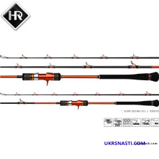 Удилище лодочное кастинговое Hearty Rise Slow Jigging lll S Tokayo SJ3S-581C/800 длина 1,76м тест до 800гр